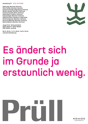 Plakat und Einladungskarte zur Ausstellung 76