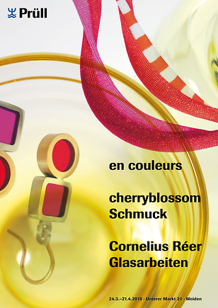 Plakat zur Ausstellung „en couleurs“