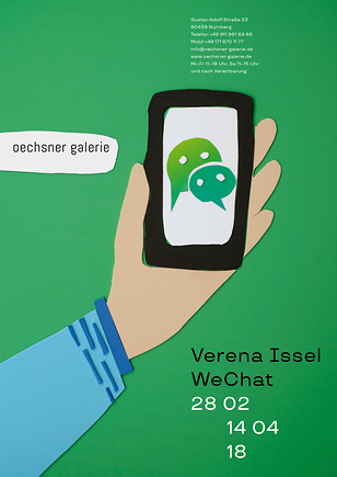 Ausstellungsplakat "Verena Issel"