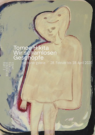 Plakat zur Ausstellung Tomoe Hikita