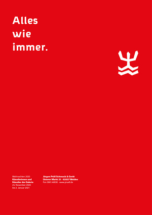 2 Plakate zur Weihnachtsausstellung 2020