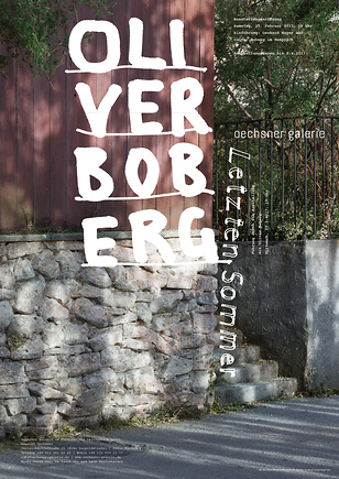 Plakat „Oliver Boberg: Letzten Sommer“