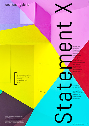 Plakat „Statement X“