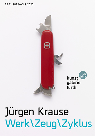 Besucherinformation zur Ausstellung Jürgen Krause