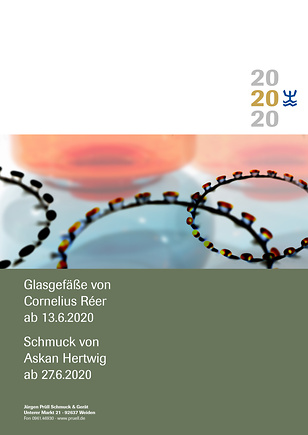 Plakat zur Ausstellung Reer/Hertwig