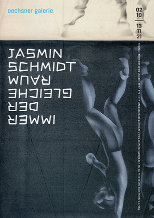 Plakat zur Ausstellung „Jasmin Schmidt – Immer der gleiche Raum“