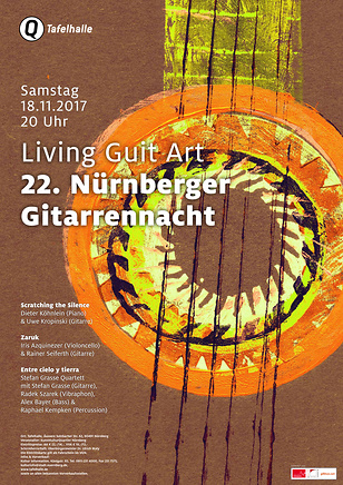 Plakat zur Gitarrennacht 2017
