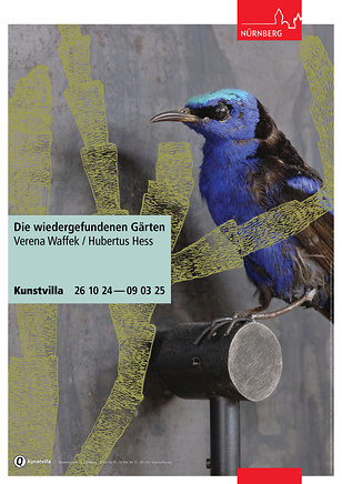 Plakat zur Ausstellung Verena Waffek und Hubertus Hess
