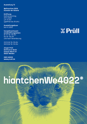 Plakat zur Weihnachtsausstellung