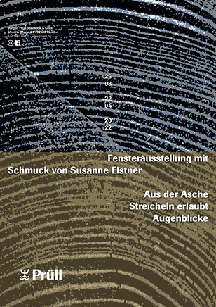 Plakat und instagram zur Ausstellung Susanne Elstner
