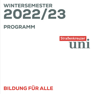 Straßenkreuzer Uni | Programm Wintersemester 2022/23