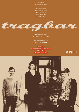 Plakat zur Ausstellung „tragbar“