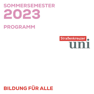 Straßenkreuzer Uni | Programm Sommersemester 2023