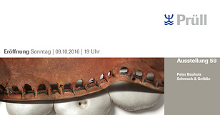 Einladungskarte Ausstellung Peter Bauhuis