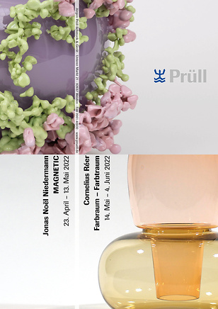 Plakat zur Doppelausstellung Niedermann & Réer