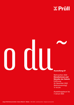 Plakat zur Weihnachtsausstellung 2022