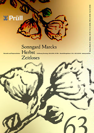 Plakat zur Ausstellung „Sonngard Marcks“