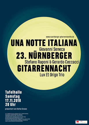 Plakat zur Gitarrennacht 2018